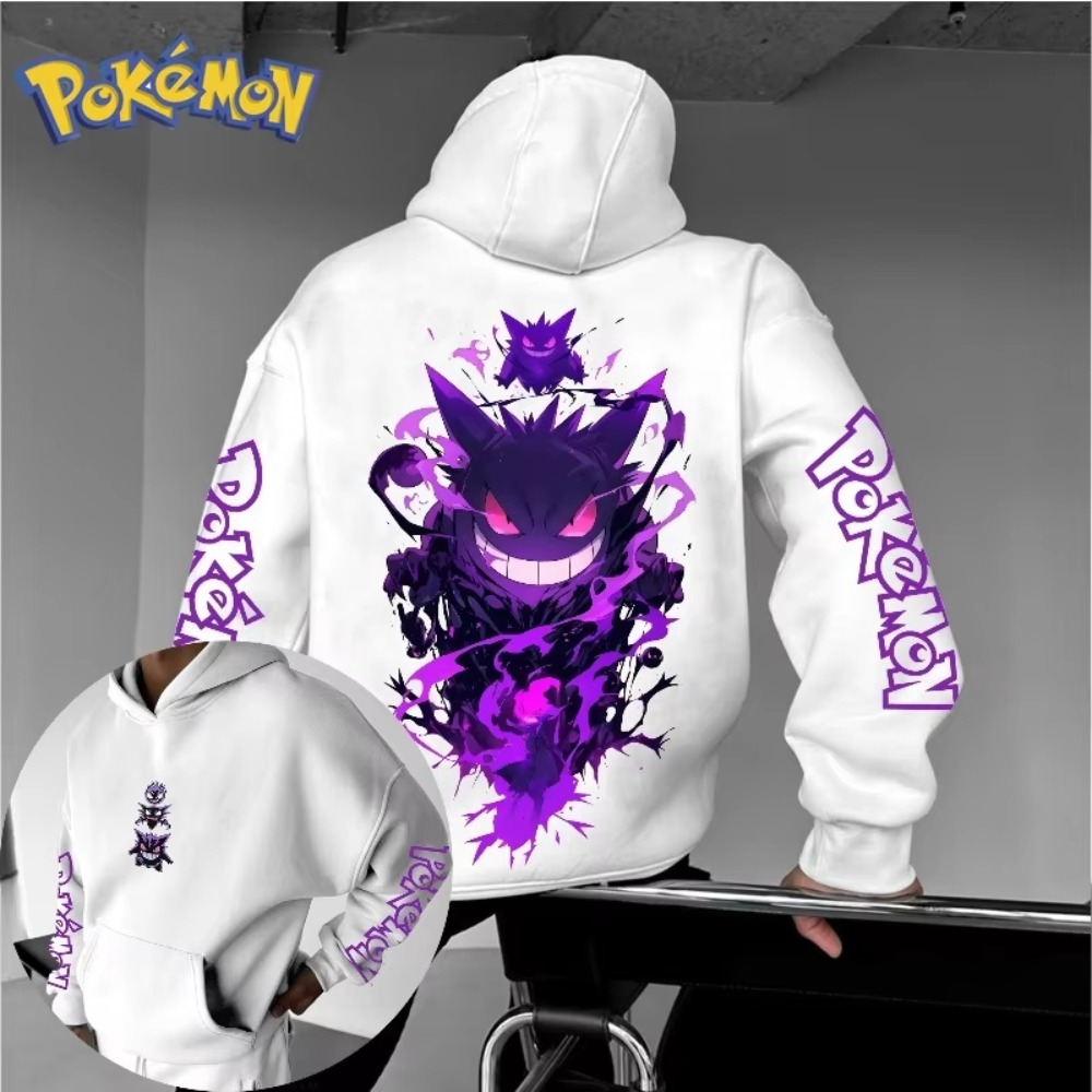 Anime Merchandise Shop - Men's New Pokémon Anime Gengar Printed