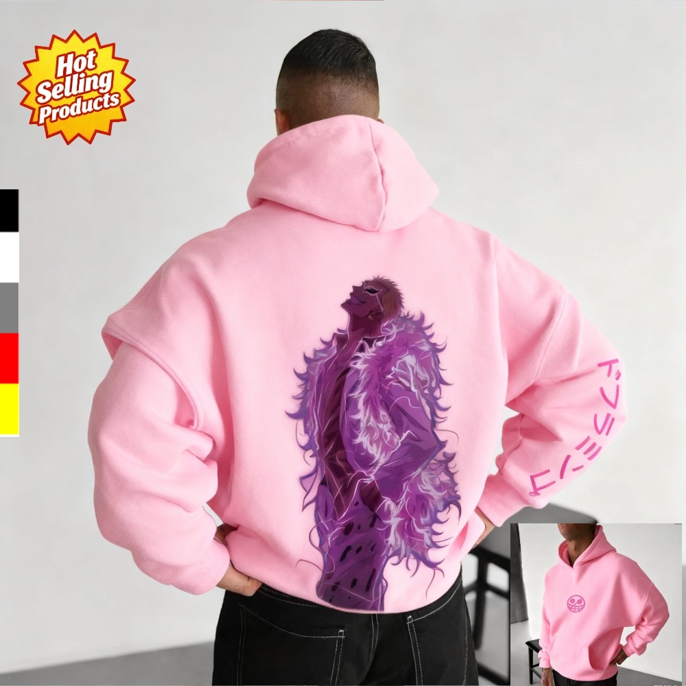One Piece Hoodie Donquixote Do - Anime Merchandise Shop avaliação e preço