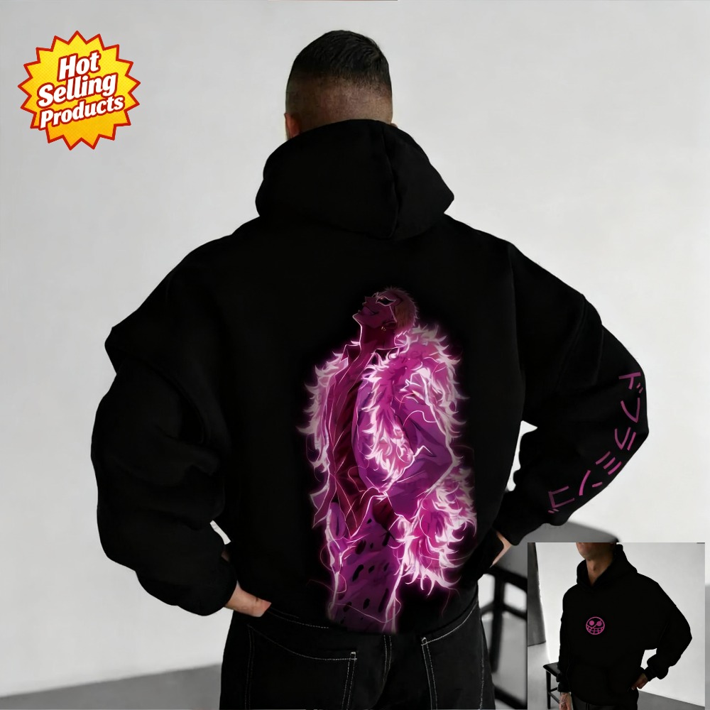 One Piece Hoodie Donquixote Do - Anime Merchandise Shop avaliação e preço