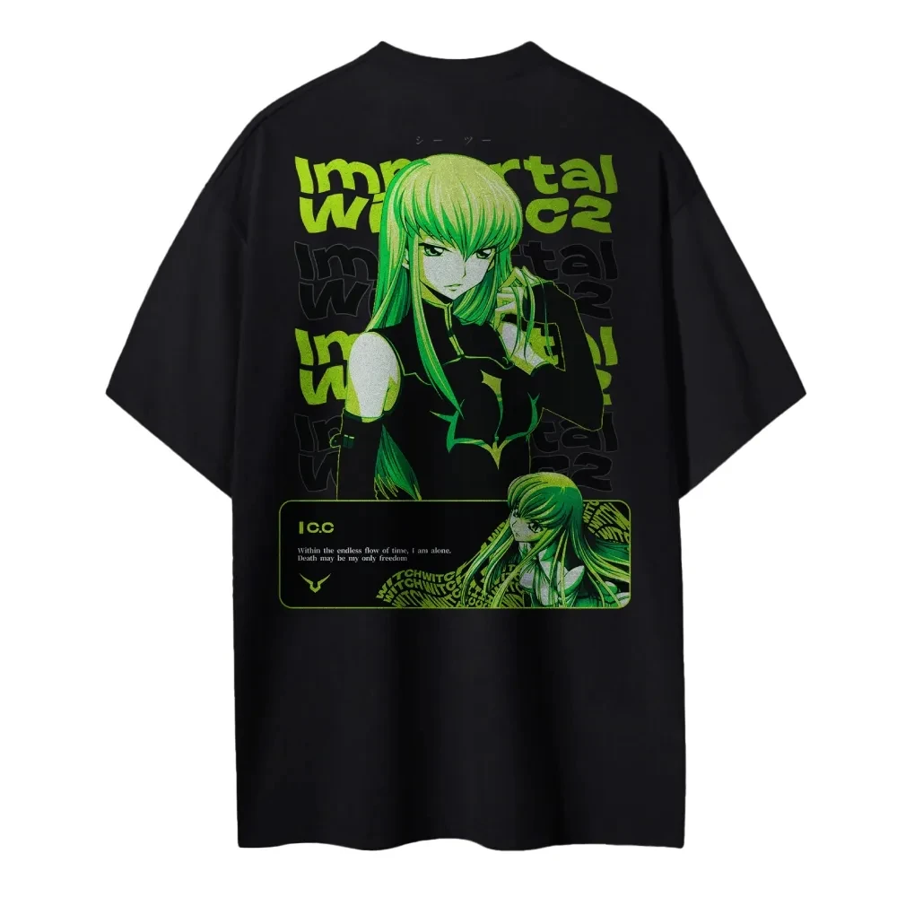 New Code Geass T-Shirt C.C. Ch - Anime Merchandise Shop avaliação e preço
