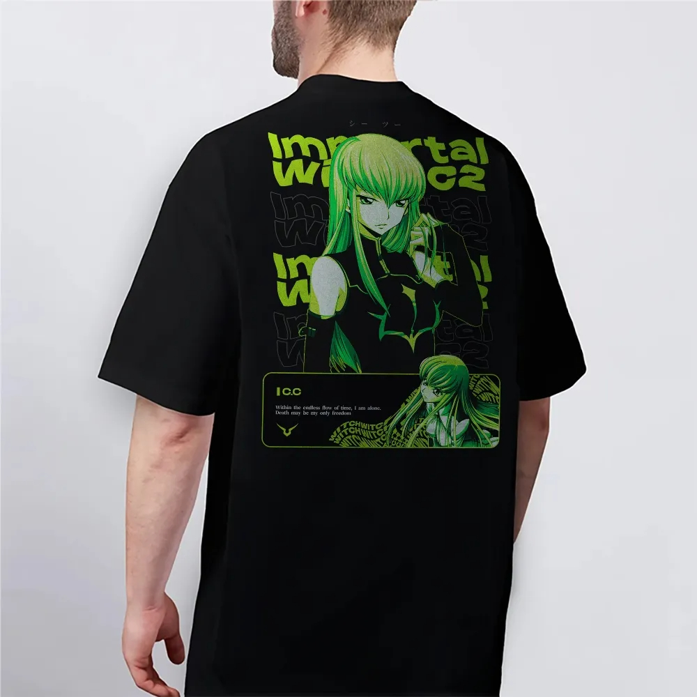 New Code Geass T-Shirt C.C. Ch - Anime Merchandise Shop avaliação e preço