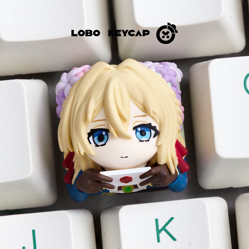 Lobo Keycap Violet Evergarden  - Keycap Artisan Anime avaliação e preço