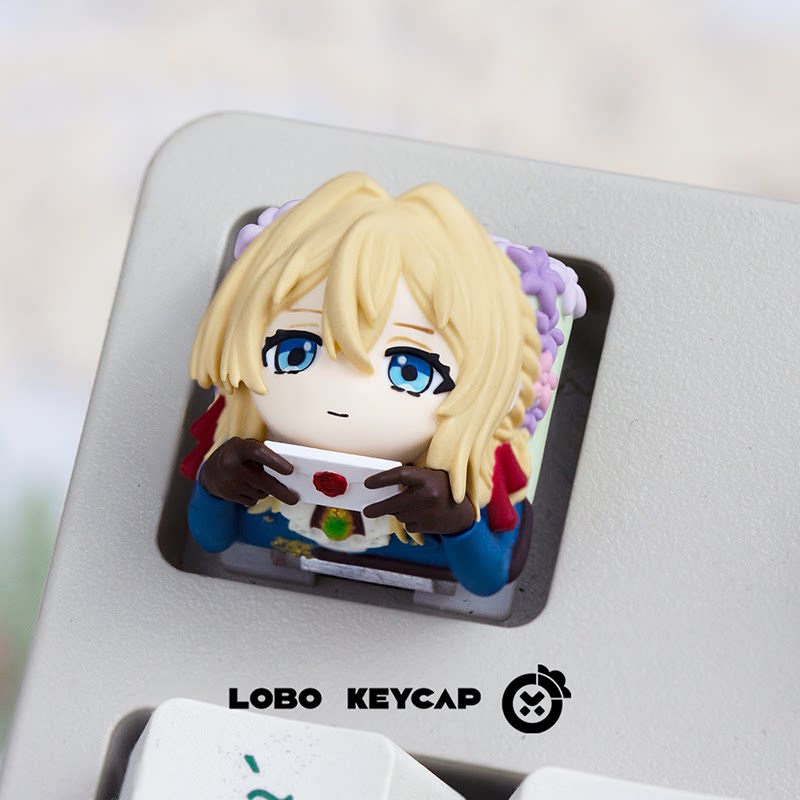Lobo Keycap Violet Evergarden  - Keycap Artisan Anime avaliação e preço
