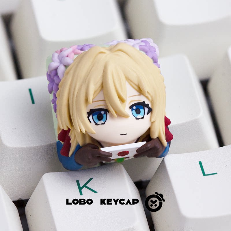 Lobo Keycap Violet Evergarden  - Keycap Artisan Anime avaliação e preço