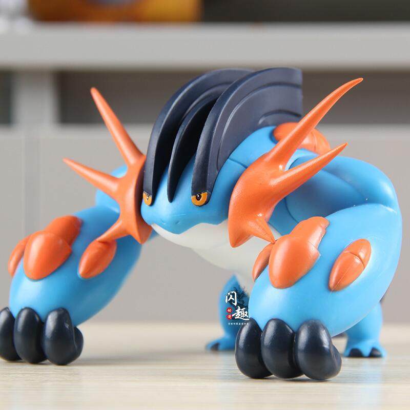 ​​9cm Mega Swampert Anime Figu - Anime Merchandise Figure avaliação e preço