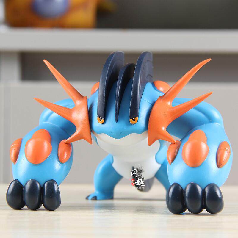 ​​9cm Mega Swampert Anime Figu - Anime Merchandise Figure avaliação e preço
