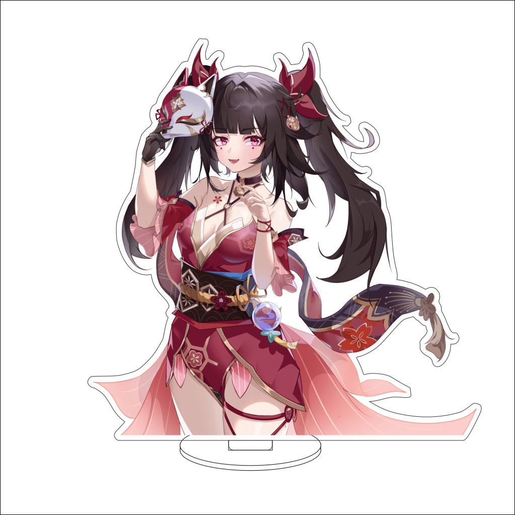 16CM Game Anime Honkai: Star R - Acrylic Stand Figure avaliação e preço