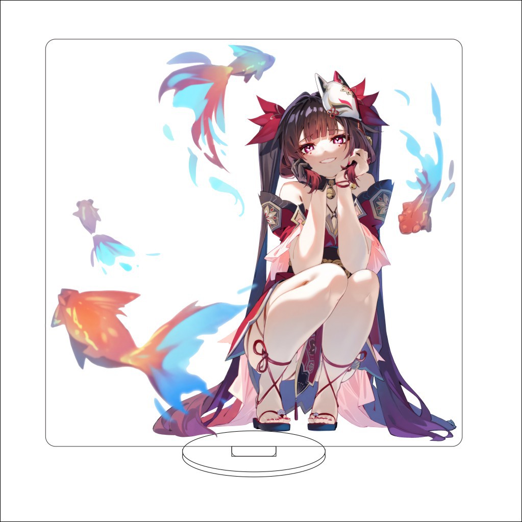 16CM Game Anime Honkai: Star R - Acrylic Stand Figure avaliação e preço