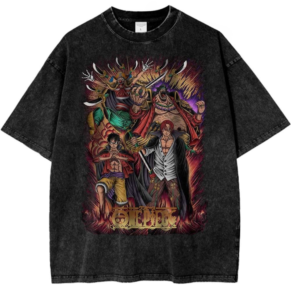 Men's One Piece Anime Merchand - Anime Merchandise T-Shirts avaliação e preço