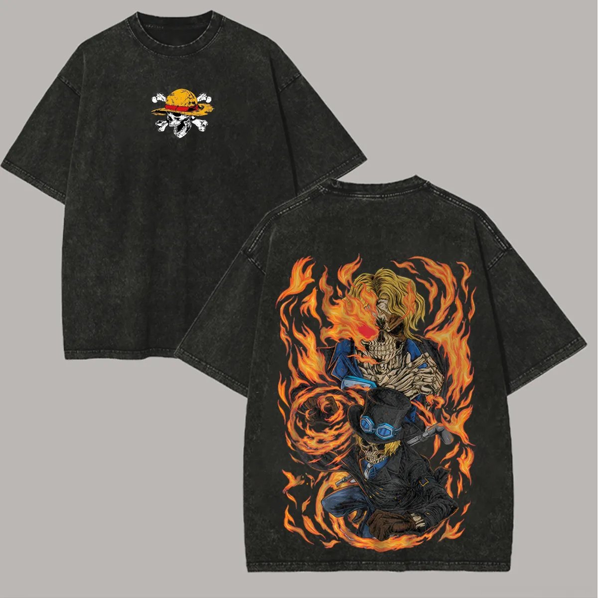 Men's One Piece Anime Merchand - Anime Merchandise T-Shirts avaliação e preço