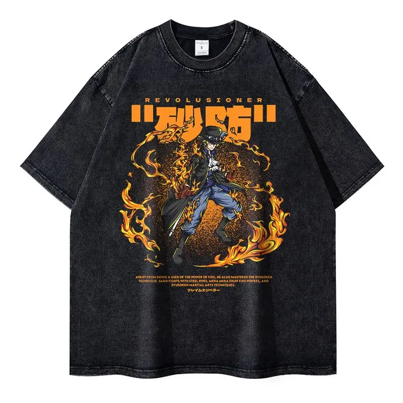 Men's One Piece Anime Merchand - Anime Merchandise T-Shirts avaliação e preço