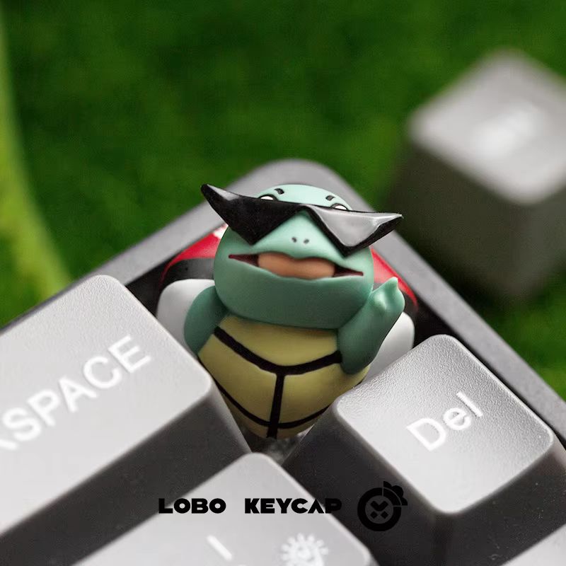 New Keycap  Squirtle Single Ar - Keycap Artisan Anime avaliação e preço