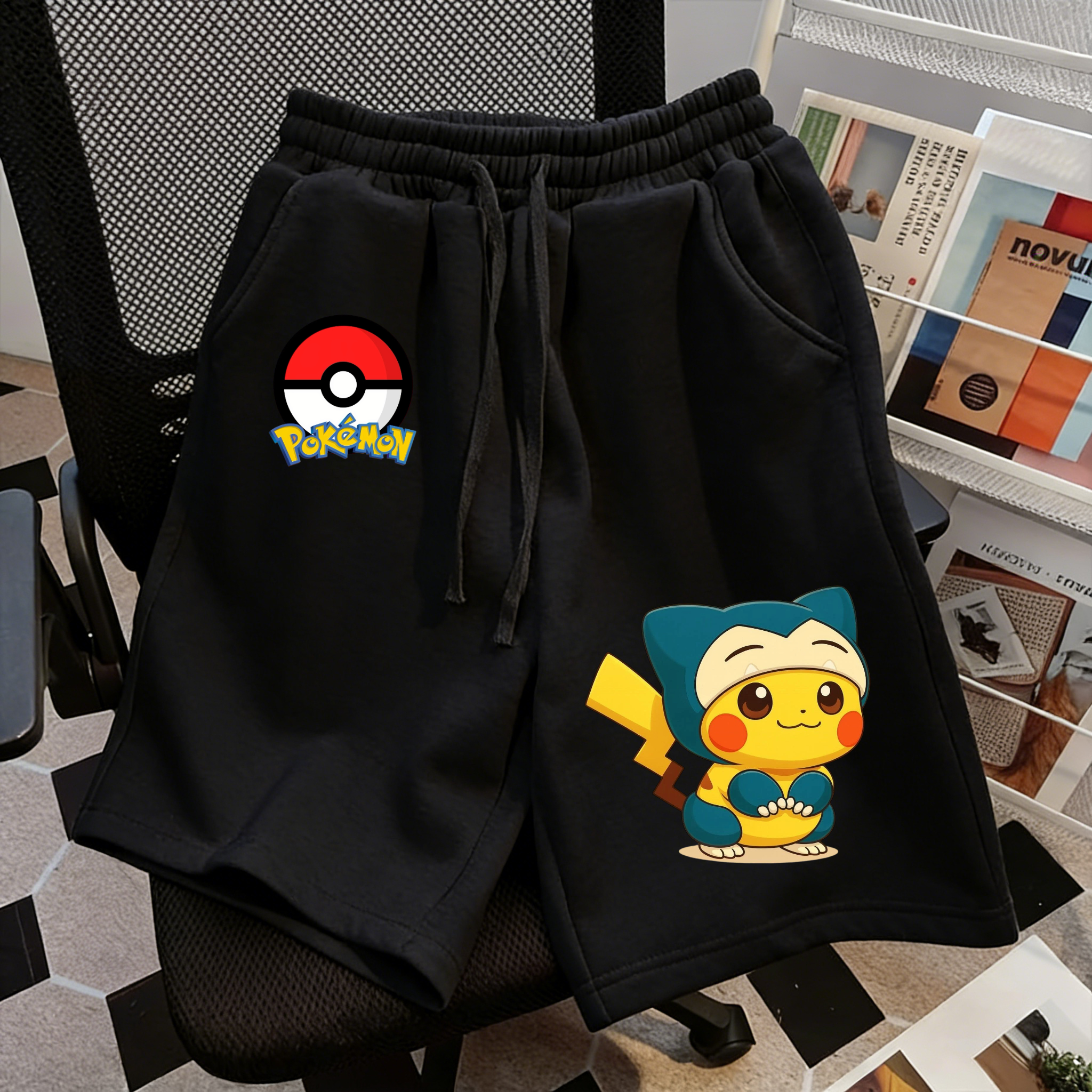 Summer Pikachu Pokemon Shorts  - Anime Merchandise Shop avaliação e preço