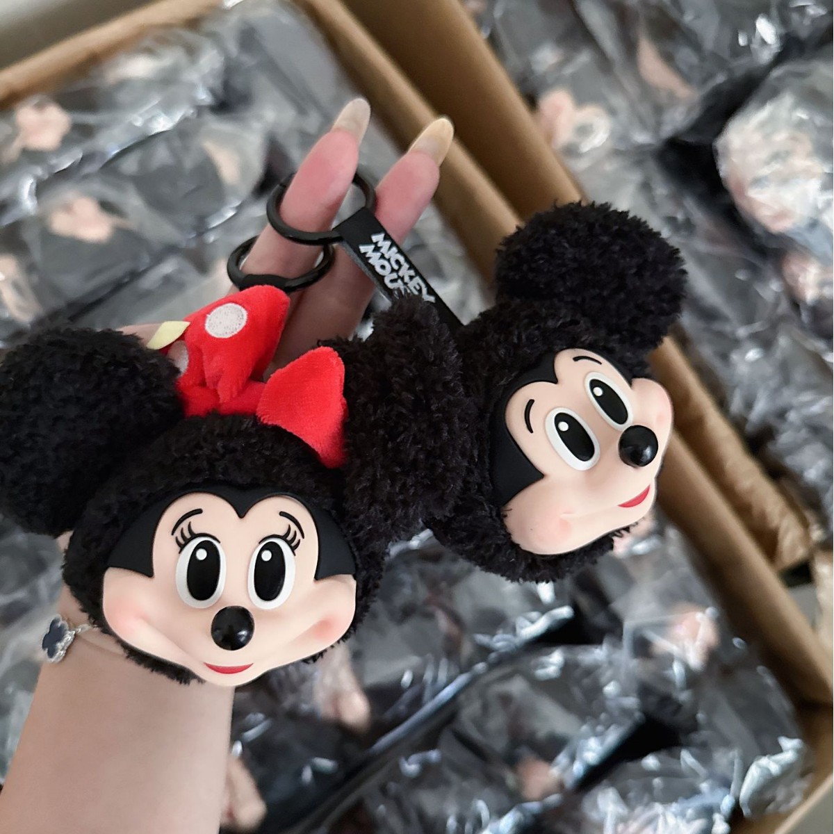 Mickey Minnie Plush Doll Keych - Anime Merchandise Figure avaliação e preço