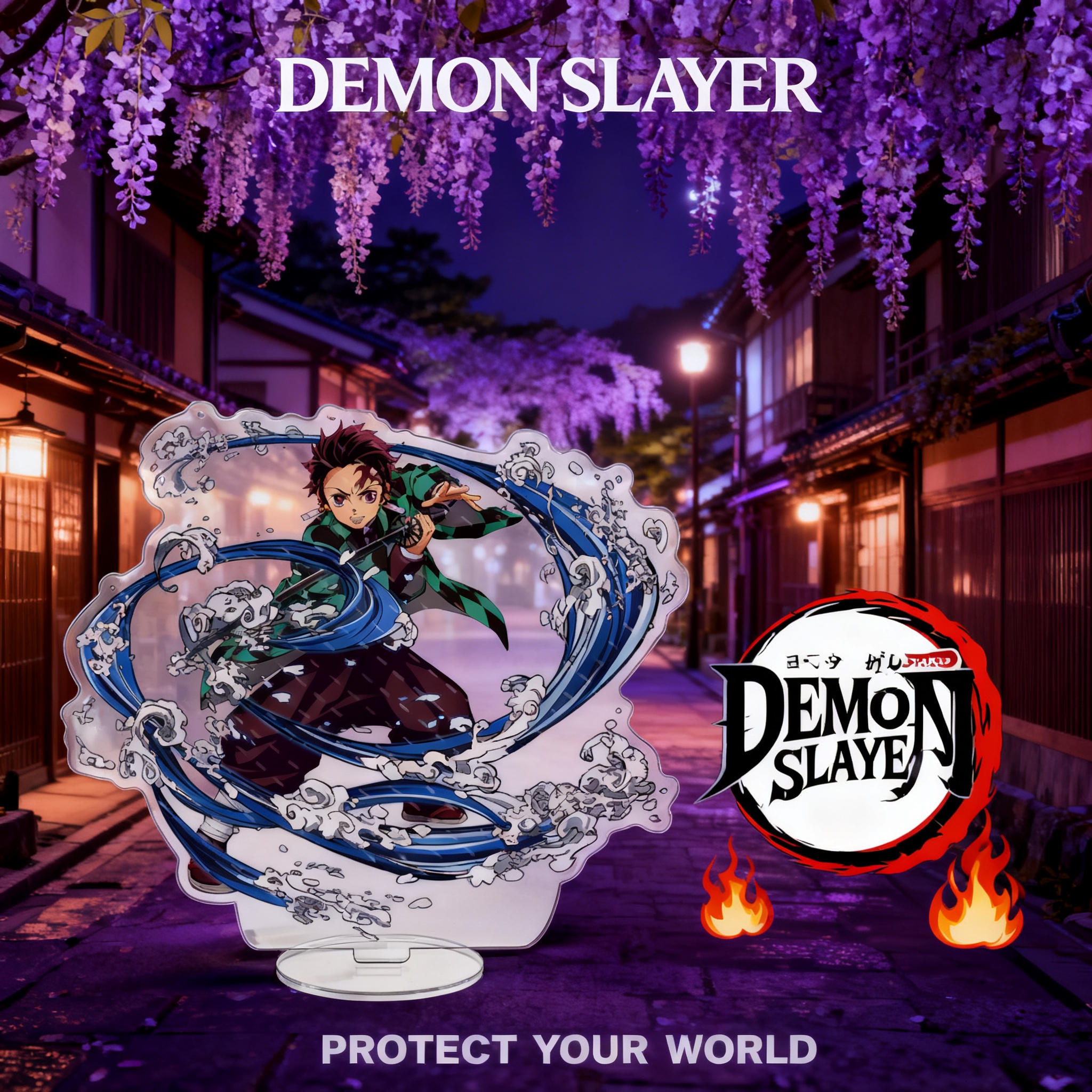 Demon Slayer Anime Acrylic Sta - Anime Merchandise Demon Slayer avaliação e preço