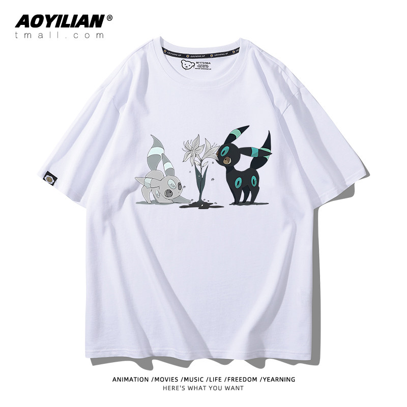2026 Eevee Evolved Into Moon E - Anime Merchandise T-Shirts avaliação e preço