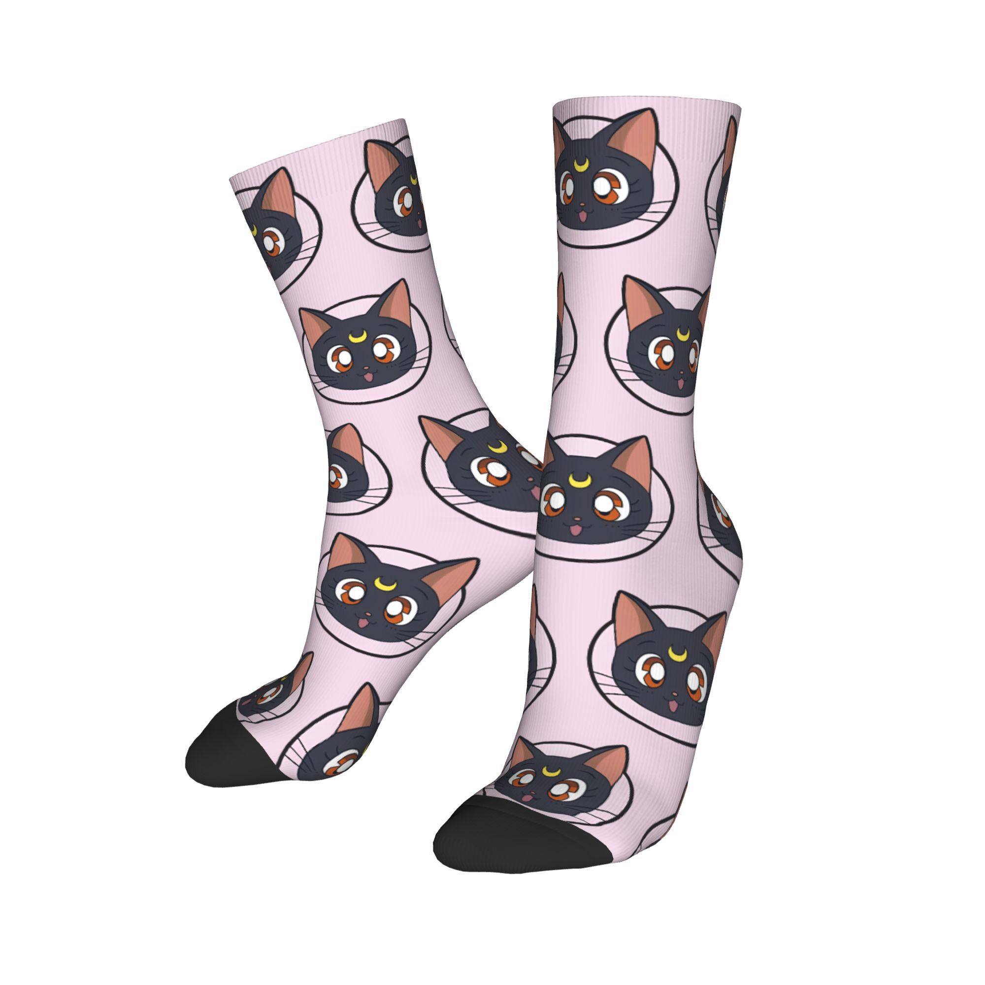 Trendy Unisex Crew Socks Sailo - Anime Merchandise Dress avaliação e preço
