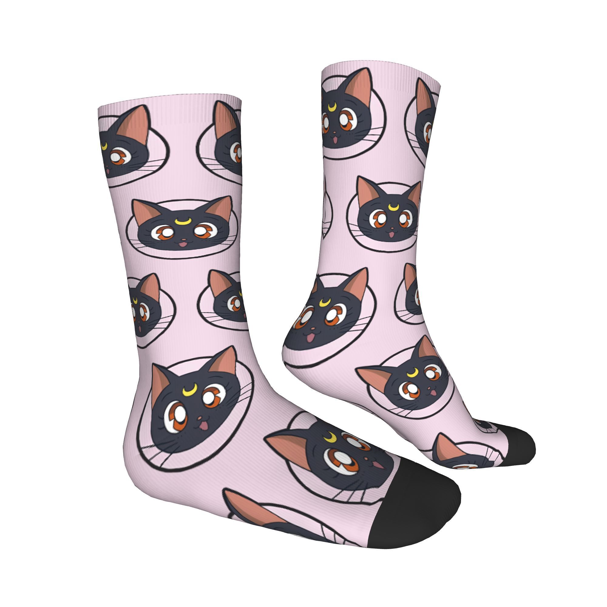 Trendy Unisex Crew Socks Sailo - Anime Merchandise Dress avaliação e preço