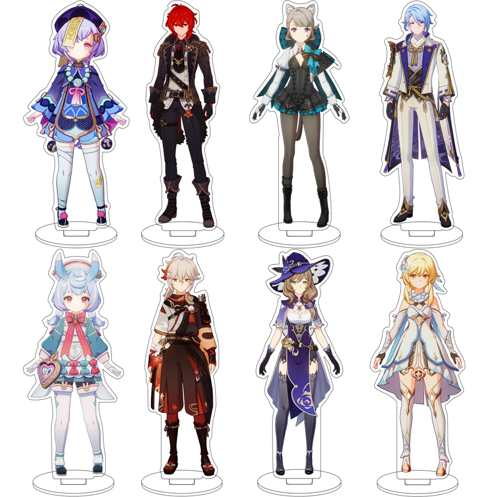 16CM Anime Game Genshin Impact - Acrylic Stand Figure avaliação e preço