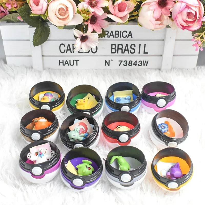 12Pcs Pokemon Figure Pokeball  - Anime Merchandise Figure avaliação e preço