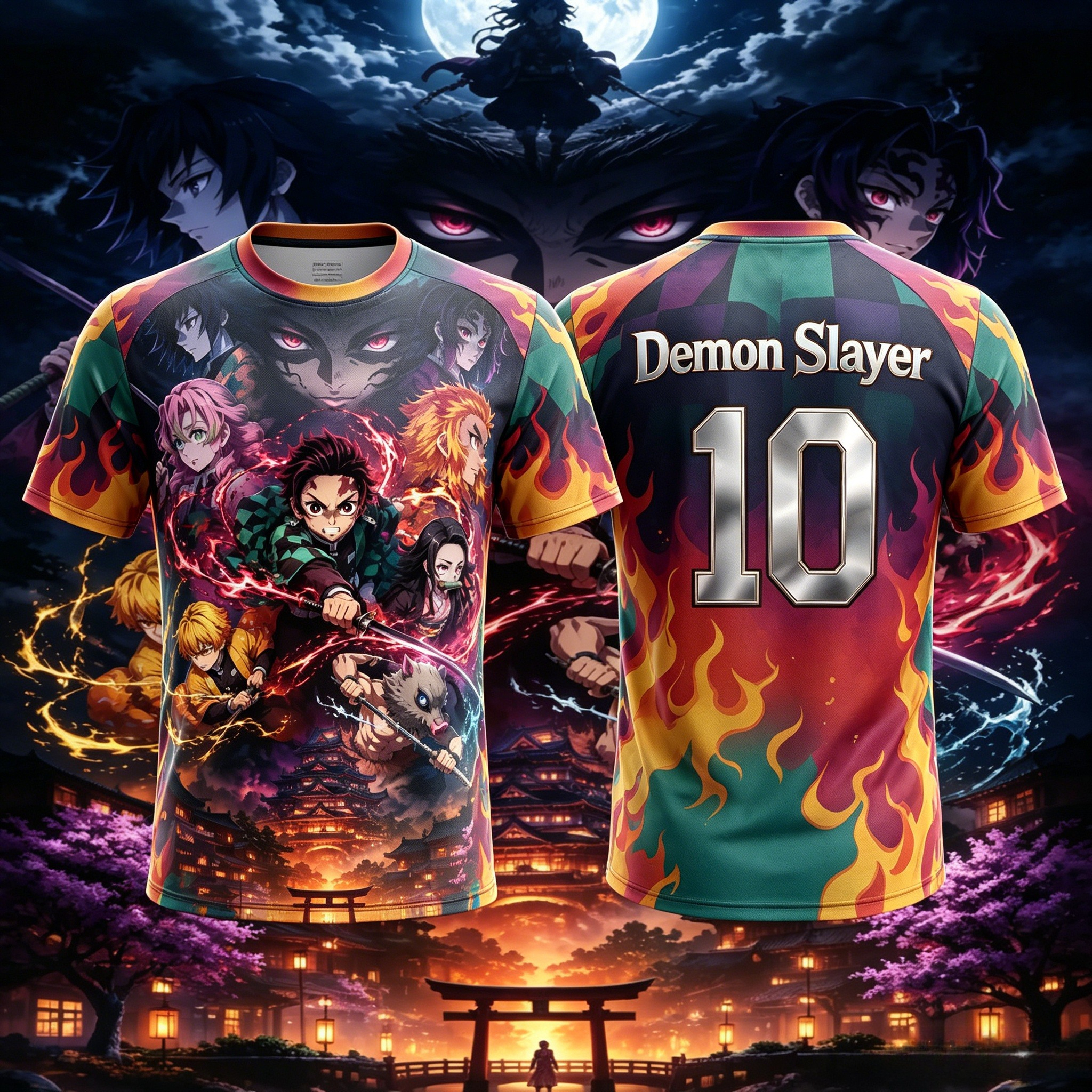 2026 Summer New Adult Men's De - Anime Merchandise Demon Slayer avaliação e preço