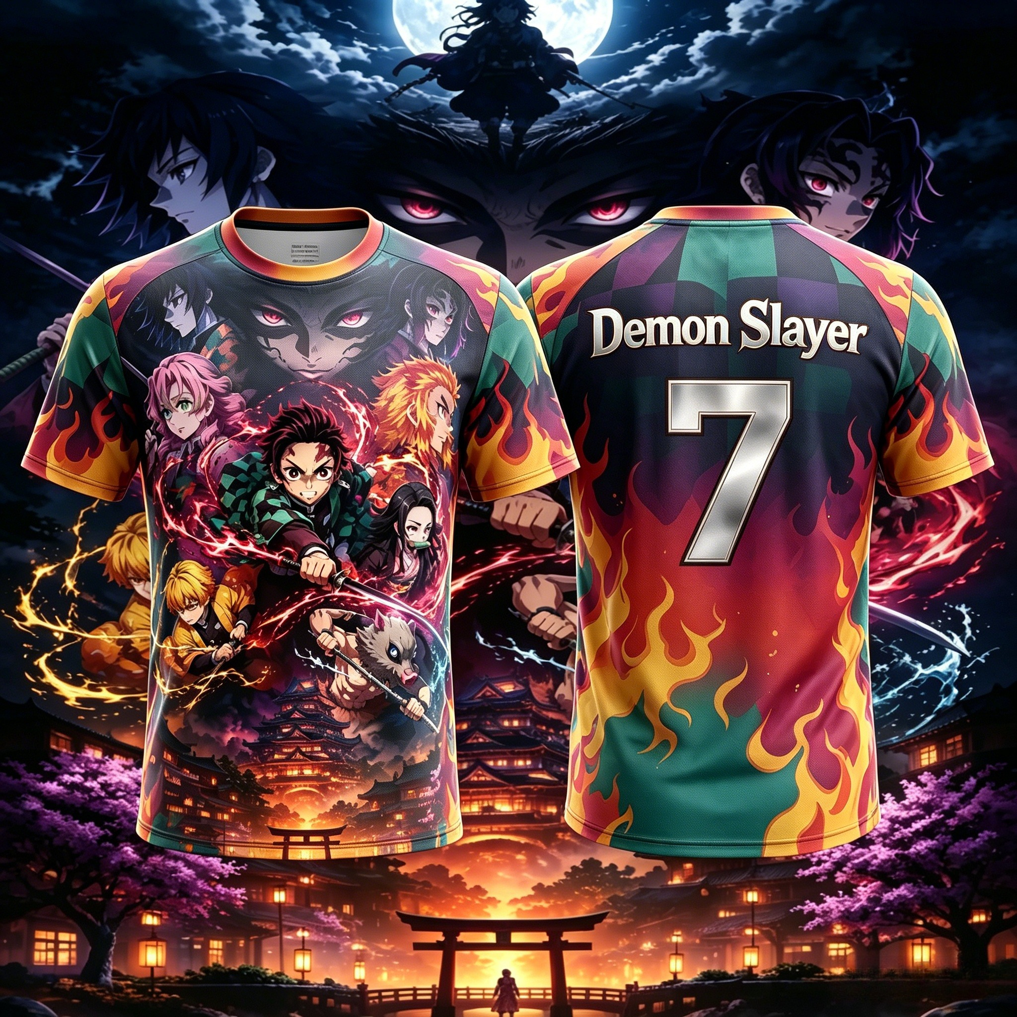 2026 Summer New Adult Men's De - Anime Merchandise Demon Slayer avaliação e preço