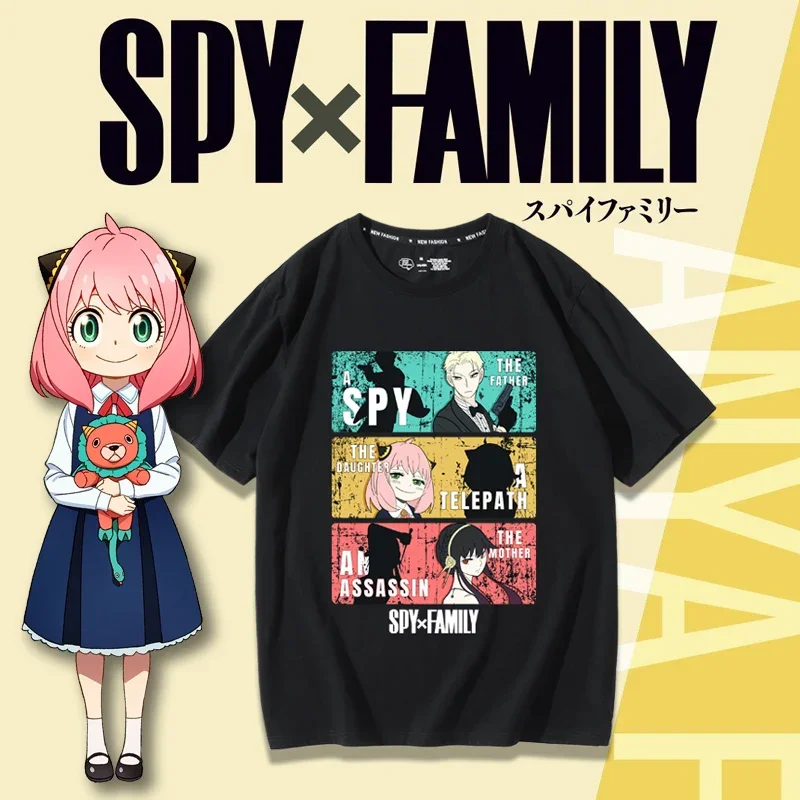 SPY×FAMILY Spy and Family Them - Anime Merchandise T-Shirts avaliação e preço