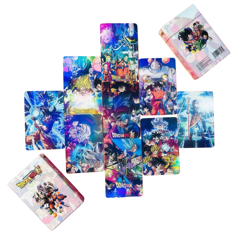 50pcs Dragon Ball holographic  - Anime Merchandise Japan avaliação e preço