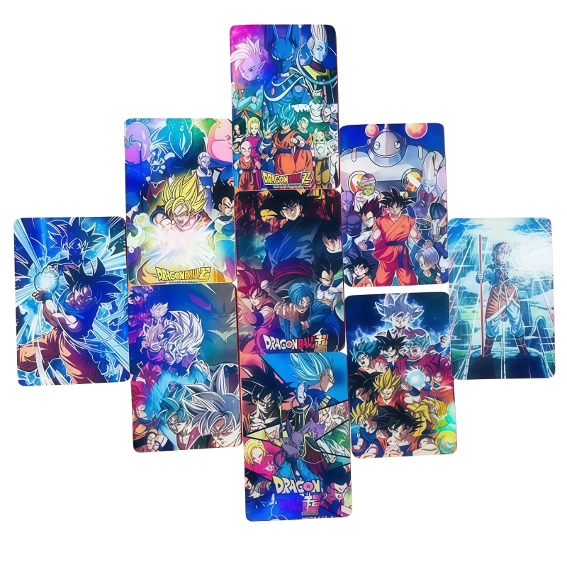 50pcs Dragon Ball holographic  - Anime Merchandise Japan avaliação e preço