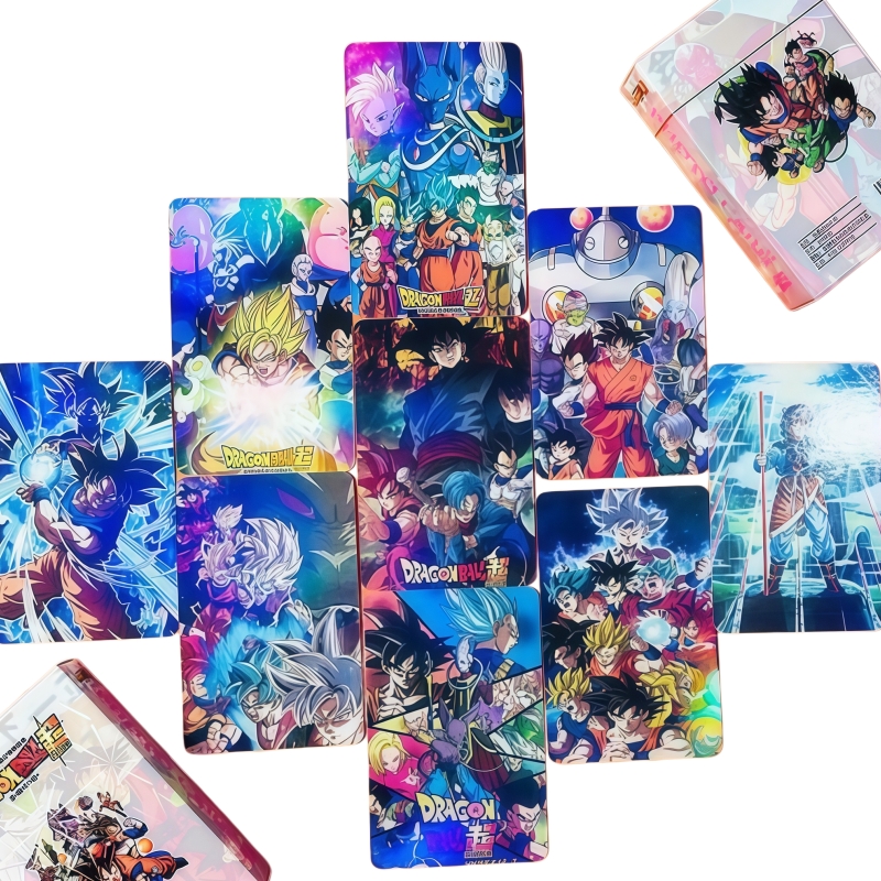 50pcs Dragon Ball holographic  - Anime Merchandise Japan avaliação e preço