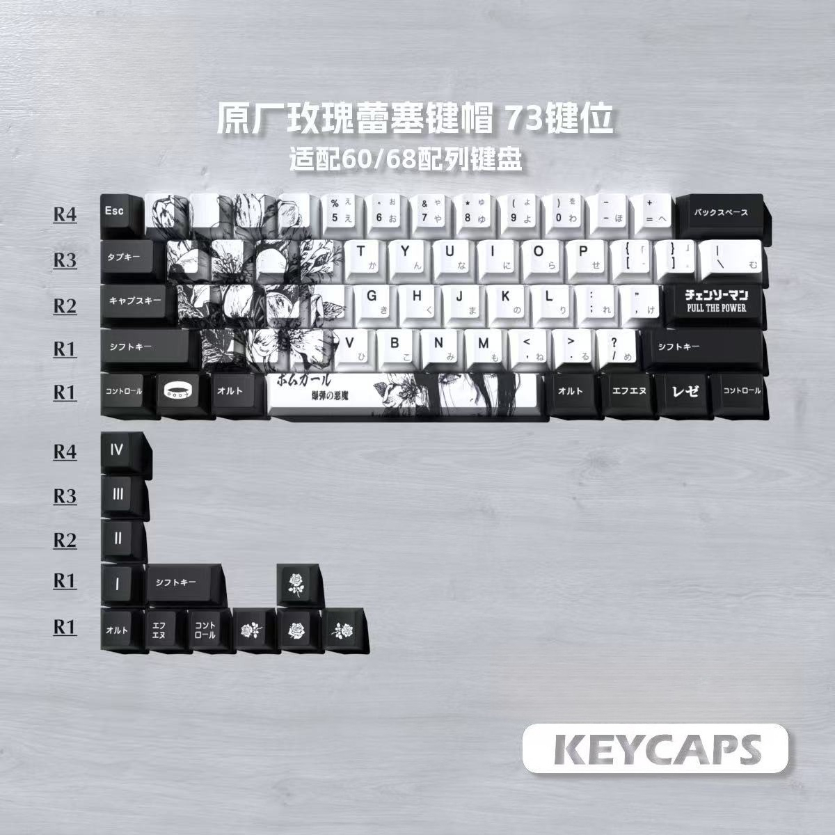 Reze Keycaps Chainsaw Man Them - Keycap Artisan Anime avaliação e preço