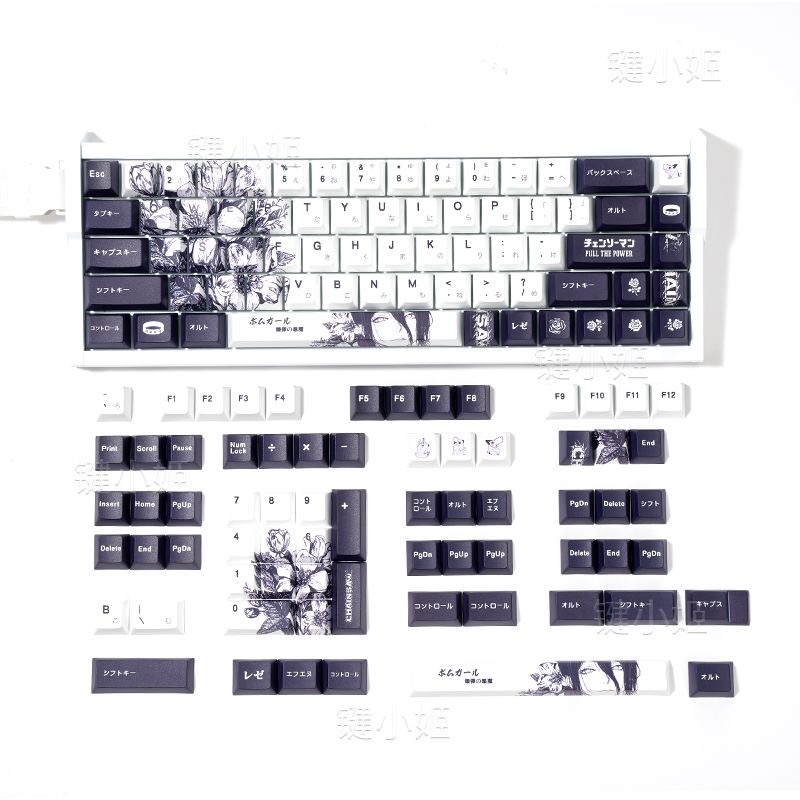 Reze Keycaps Chainsaw Man Them - Keycap Artisan Anime avaliação e preço