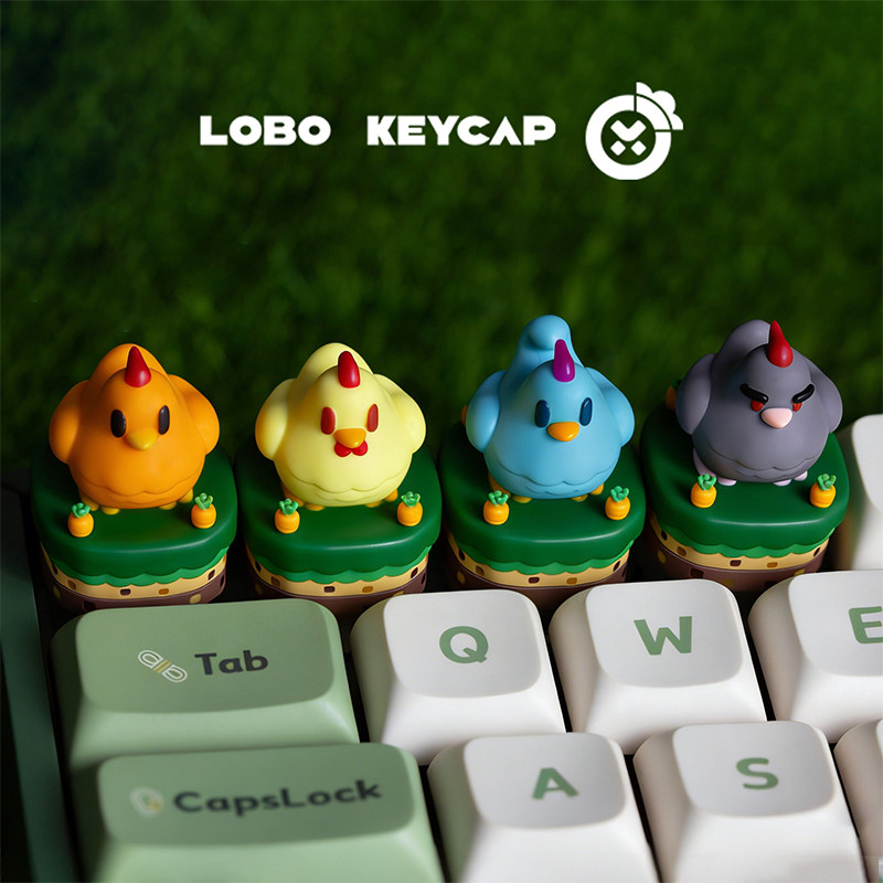 LOBO Stardew Valley Chicken Ar - Keycap Artisan Anime avaliação e preço