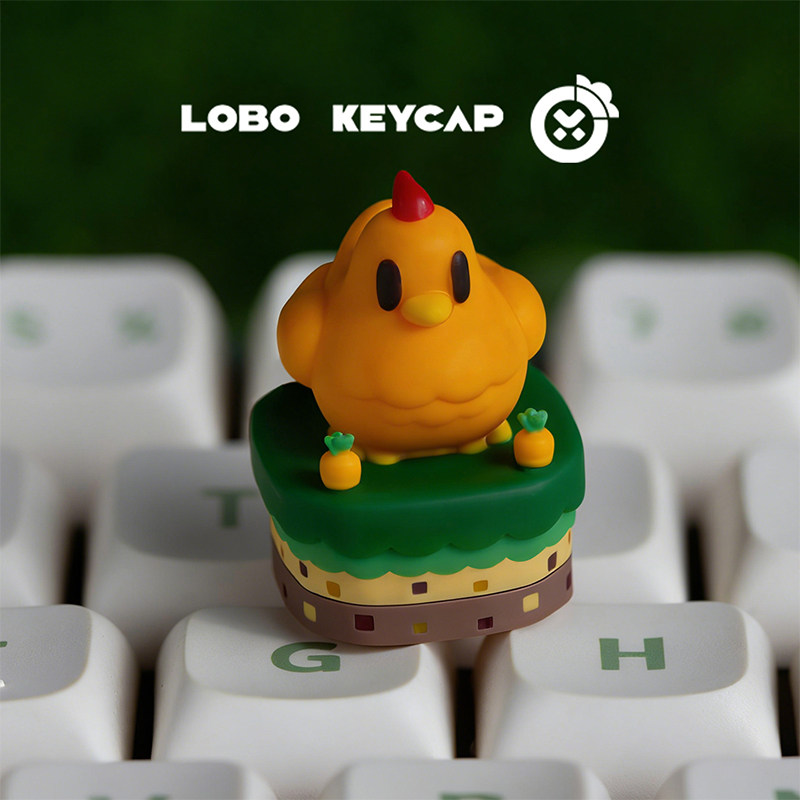LOBO Stardew Valley Chicken Ar - Keycap Artisan Anime avaliação e preço