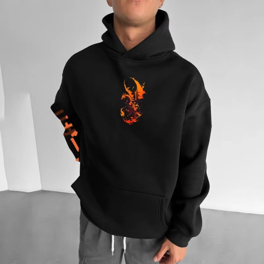 Pokemon Hoodie Charizard Print - Anime Merchandise Shop avaliação e preço