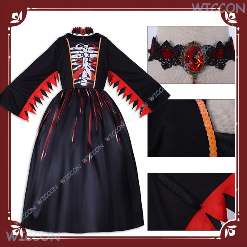 Halloween Witch Costume forGir - Anime Merchandise Dress avaliação e preço