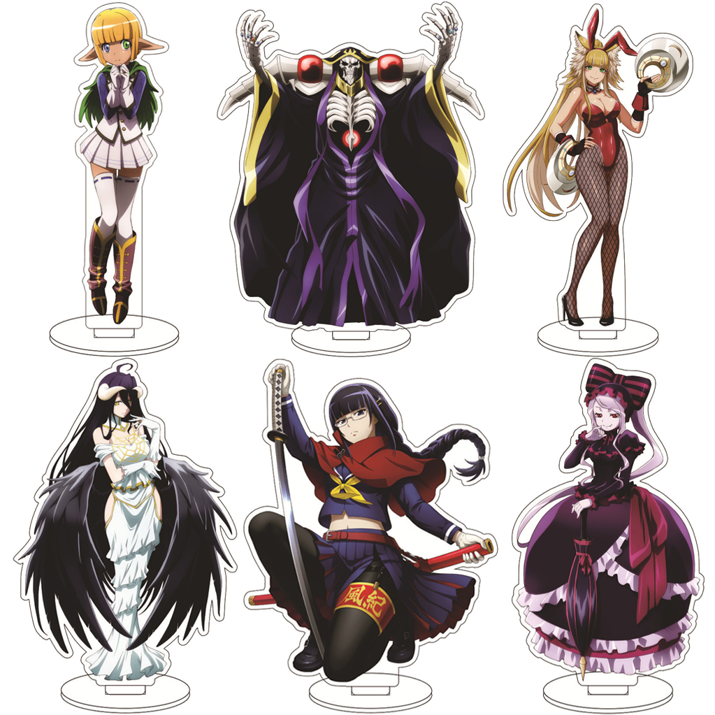 16CM Anime OVERLORD Albedo Dem - Acrylic Stand Figure avaliação e preço