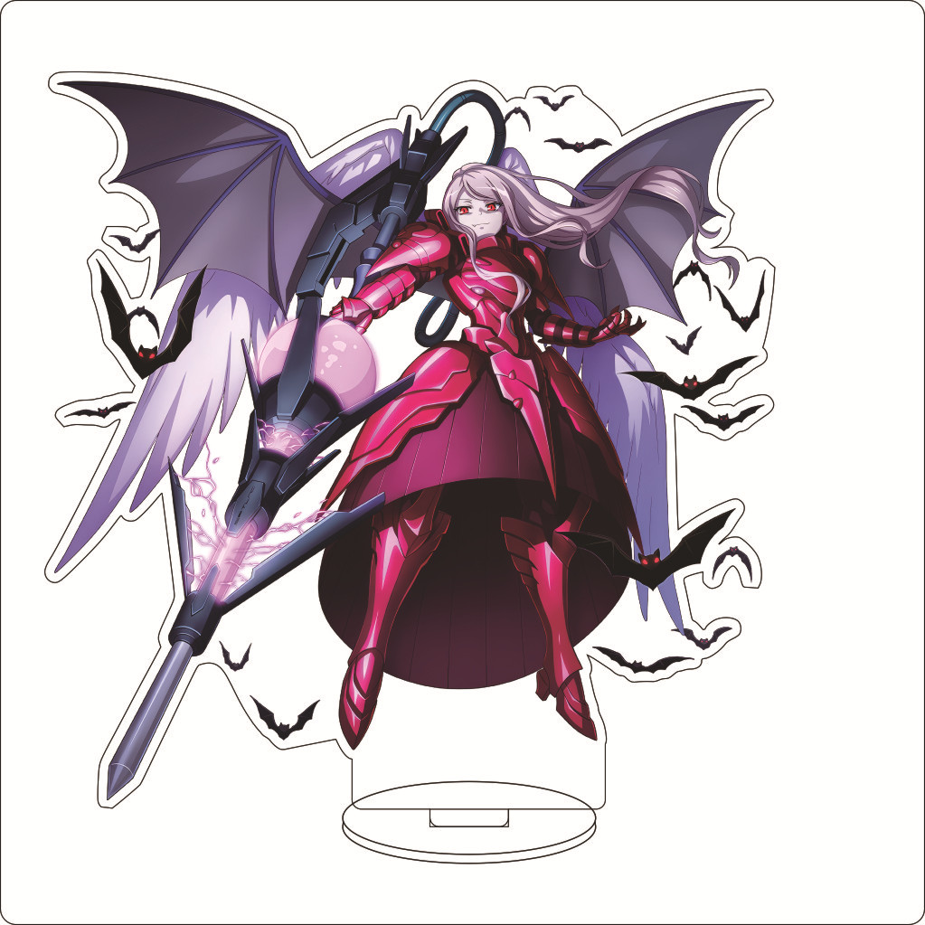 16CM Anime OVERLORD Albedo Dem - Acrylic Stand Figure avaliação e preço